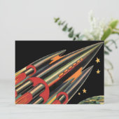 Sciencefiction-ruimteschip uit het verleden door r (Staand voorkant)