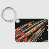 Sciencefiction-ruimteschip uit het verleden door r sleutelhanger (Achterkant)