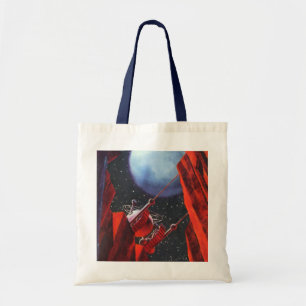 Sciencefiction uit het verleden, Canyon Space Moon Tote Bag