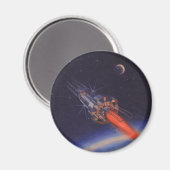 Sciencefiction uit vroeger tijden, Sci Fi Raket bo Magneet (Voorkant / Achterkant)