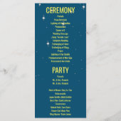 Sciencefiction Vliegende Schotels Huwelijksprogram Programma (Achterkant)