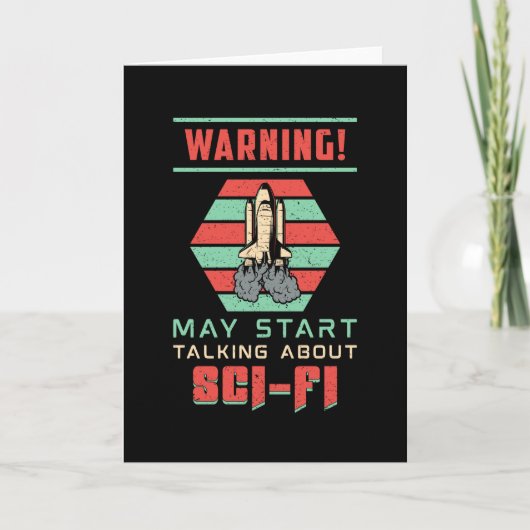 Sciencefictiondag ruimte alien science nerds cadea kaart (Voorkant)