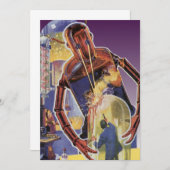  sciencefictionrobot met laserstraal (Voorkant / Achterkant)