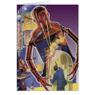 sciencefictionrobot met laserstraal