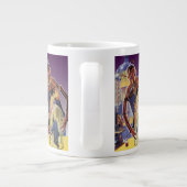 sciencefictionrobot met laserstraal jumbo beker (Achterkant)