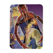  sciencefictionrobot met laserstraal magneet (Verticaal)