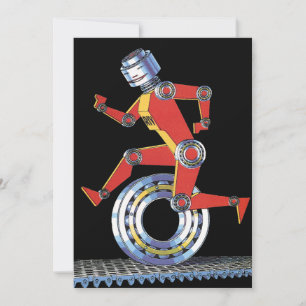  sciencefictionrobot met wielrennen