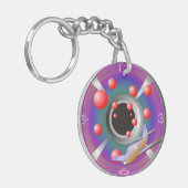 sciencefictionvliegtuig sleutelhanger (Voorkant Links)