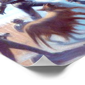 sciencefictionvrouw uit de jaren vijftig poster (Hoek)