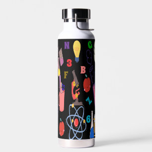 Scientific Water Bottle Zwart naar Kinder Waterfles