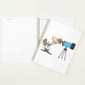 Scientifique en astronomie télescope Humour scient (Devant avec enveloppe)