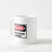 SCIENTIFIQUE FOU d'avertissement à la tasse de (Devant gauche)