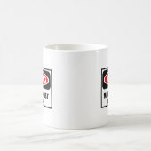 SCIENTIFIQUE FOU d'avertissement à la tasse de (Centre)