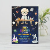 Scientifique, invitation d'anniversaire de science (Debout devant)