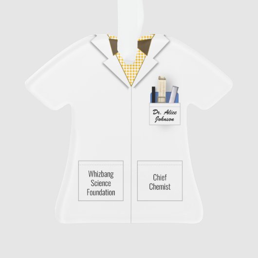 Scientist Bowtie Professional Ornament (voorkant)