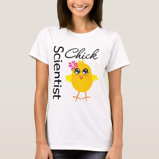 Scientist Chick T-shirt (Voorkant)