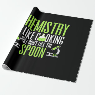Scientist Gift Chemie is als koken Cadeaupapier