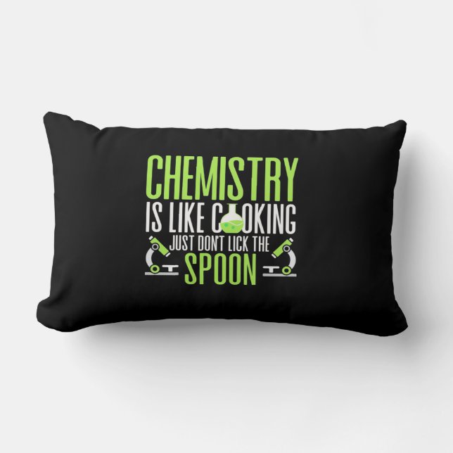 Scientist Gift | Chemie is als koken Kussen (Voorkant)