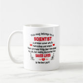 Scientist Gift. Gift for Scientist. Scientist Koffiemok (Links)