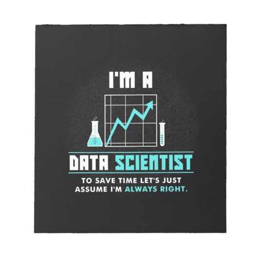 Scientist Gift | Ik ben Data Scientist Notitieblok (Voorkant)