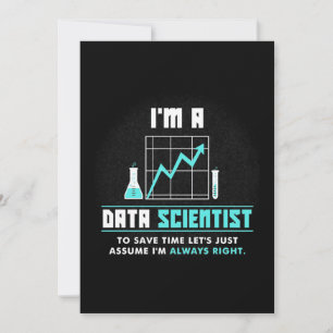 Scientist Gift Ik ben Data Scientist Save The Date