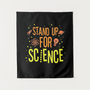 Scientist Gift Opkomen voor de wetenschap Wandkleed