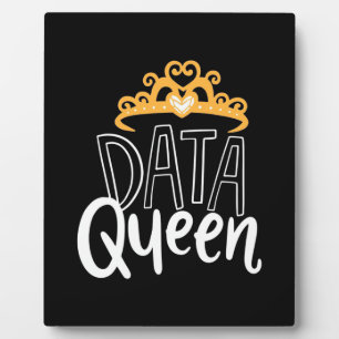 Scientist Gift Proud Data Queen Fotoplaat