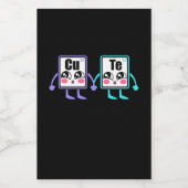 Scientist Gift | Scientist Gift | Cute Chemistry Wijn Etiket (Enkel label)