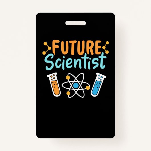 Scientist Gift | Toekomstige wetenschappers Badge (Voorkant)