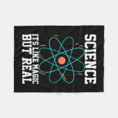 Scientist Gift | Wetenschap is als een Magisch Fleece Deken (Voorkant (Horizontaal))
