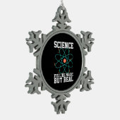 Scientist Gift | Wetenschap is als een Magisch Tin Sneeuwvlok Ornament (Links)
