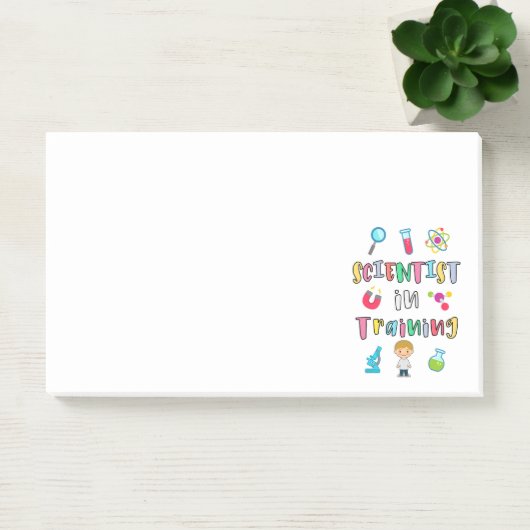 Scientist in Training for Young Scientists Post-it® Notes (Kantoor)