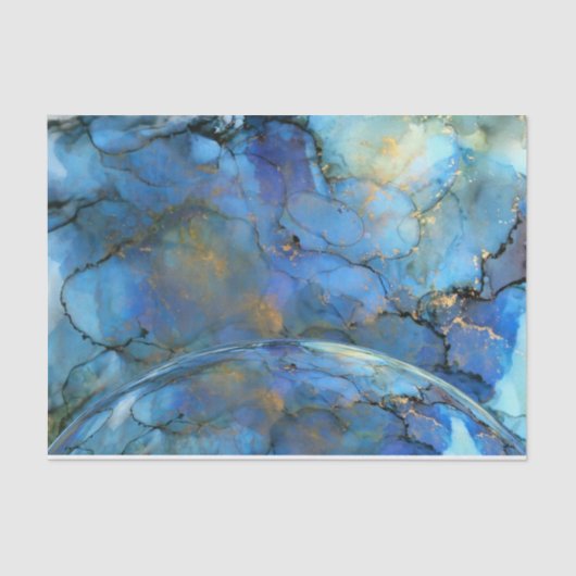 Scifi Colorful orb abstracte achtergrond Tissuepapier (Voorkant)