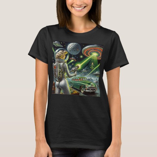 SciFi Pin-Up T-shirt (Voorkant)