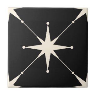 Scintilla black Star Tegeltje