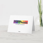 Scintillant ! Carte d'anniversaire (Dos)