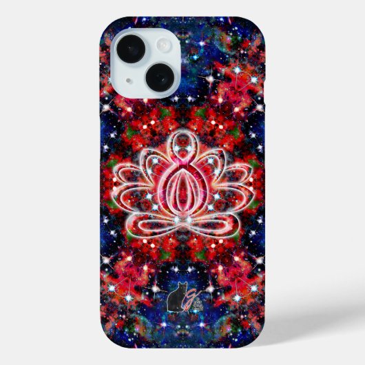 Scintillatie Zen Lotus Case-Mate iPhone Case (Achterkant)