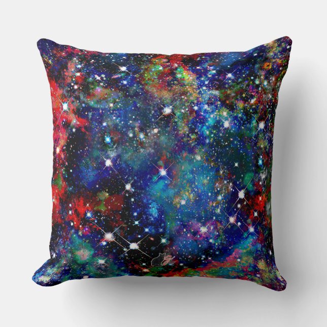 Scintillatiester Star Field Pillow Kussen (Voorkant)