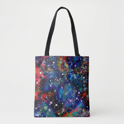 Scintillation Star Field Canvas tas (Voorkant)