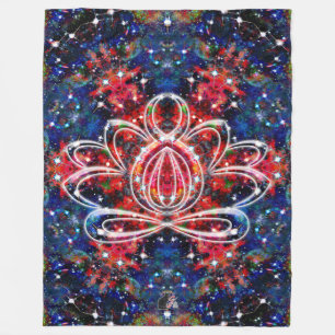 Scintillation Zen Lotus Fleece Deken