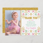 Scintillement de scintillement peu de carte de (Devant / Derrière)