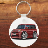 Scion XB Maroon Car Sleutelhanger (Voorkant)