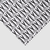 Scissors and Combs Pattern Tissuepapier (Detail)