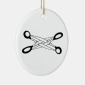 SCISSORTIJD KERAMISCH ORNAMENT (Rechts)