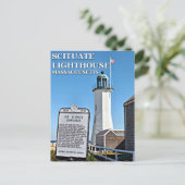 Scituate Lighthouse, Massachusetts Briefkaart (Staand voorkant)