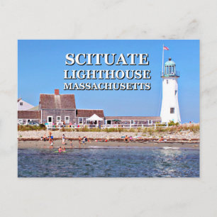 Scituate Lighthouse, Massachusetts Carte Postale