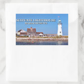 Scituate Lighthouse, Massachusetts Rechthoekige Sticker (Tas)