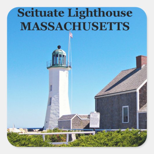 Scituate Lighthouse, Massachusetts Stickers (Voorkant)