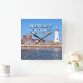 Scituate Lighthouse, Massachusetts Vierkante Klok (Huis)