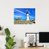 Scituate Lighthouse Poster (Thuiskantoor)